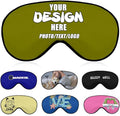 Custom Eye Masks for Sleeping Men Women Kids, Customized Blackout Eye Covers, Personalized Night Blindfolds for Adult Children,#Olive