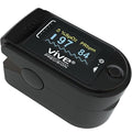 Vive Precision Pulse Oximeter - Oxygen Monitor Fingertip, Heart Rate Medical Grade Sensor LED Display - Accurate Finger Meter for Saturation SpO2, Lanyard & Batteries Included