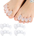 2 Pairs Toe Spacers Bunion Corrector for Women/Men, Foot Alignment - Spreaders for Bunions, Hallux Valgus, Support Foot Fitness and Balance