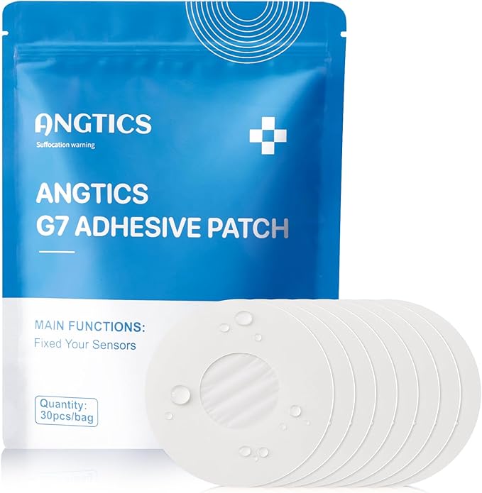 Dexcom G7 Over Patches Waterproof, 30PCS Cgm Sensor Patches Stelo Adhesive Patch G7 Overpatch Full Cover Without Hole, 10+ Days Long Stay, Sensor is Not Included (Clear)