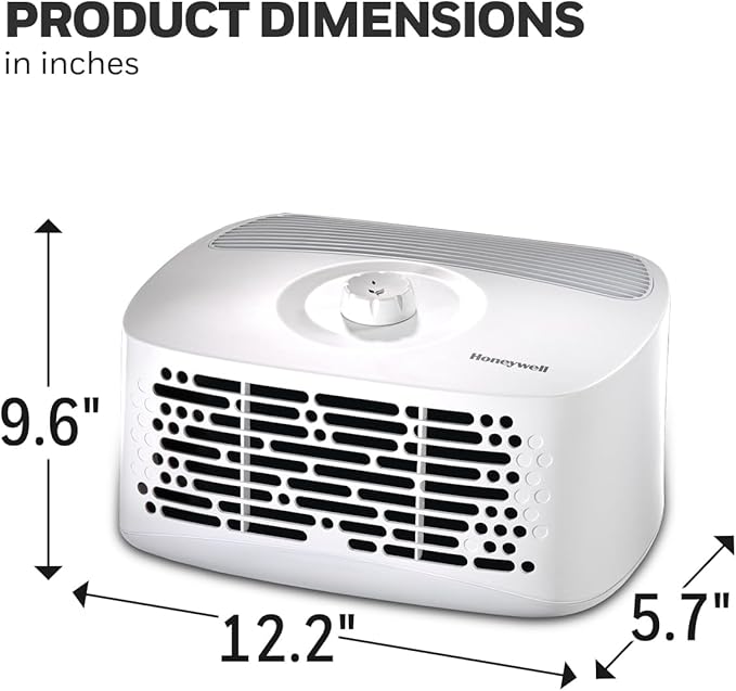 Honeywell Hepaclean Tabletop 13' x 13' Room Air Purifier