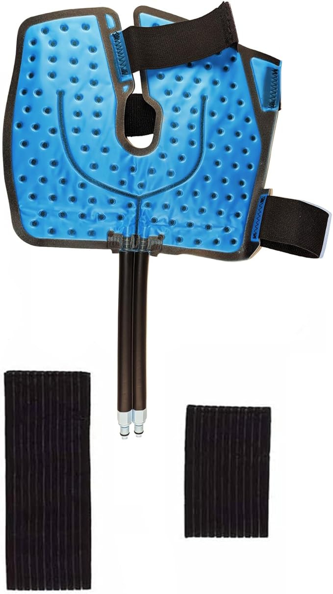 Cold Water Therapy Kneepad for use with Cryotherapy Units - Pad Only for Circulating Ice Machine for Knee Surgery, Injury, ACL - Pain Relief Cold Therapy Pad for Post Surgery Recovery