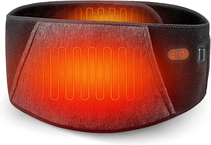 Heated Waist Belt, Heating Pad for Low Back and Belly,Women’s Cordless Heating Belt for Period Cramps - Rechargeable & Slim Design