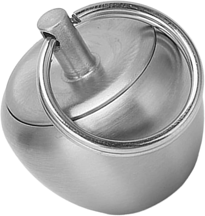 Stainless Steel Case, Mini Portable Metal Small Box Sealed Jar Keychain Pendant Organizer Stainless Steel Organizer Keychain Holder