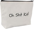 Oh Shit Kit Bag, Pill Bag Funny Travel Pouch Accessories Pouch, Makeup Cosmetic Bags Charger Storage Small Gift for Her (Style B)