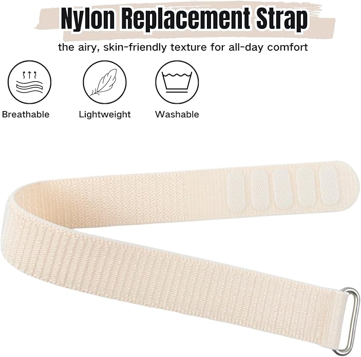 Nylon Loop Compatible with Hume Band, Nylon Replacement Strap, Soft Adjustable Breathable Sport Wristband for Fitness Tracker