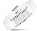 EMF BodyBand Plus+ Bracelet - Holistic Wellness Harmonizer Wristband for Men and Women (White)