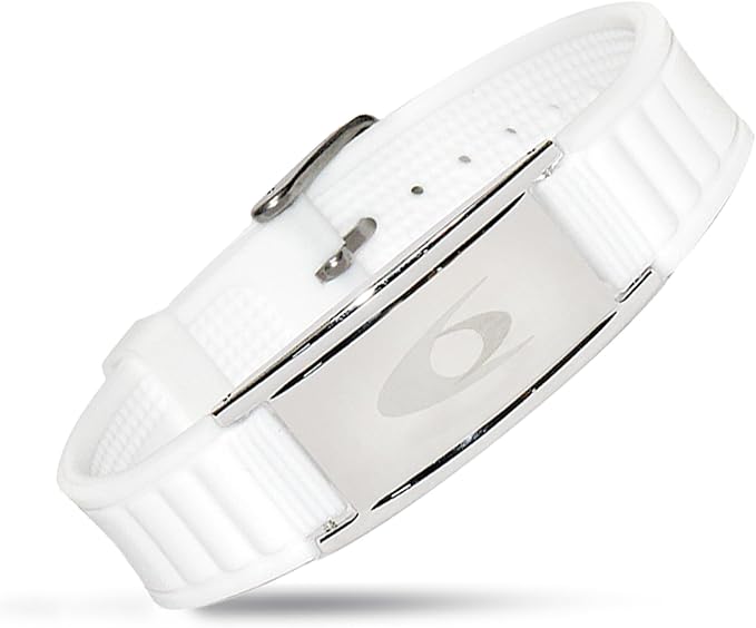 EMF BodyBand Plus+ Bracelet - Holistic Wellness Harmonizer Wristband for Men and Women (White)