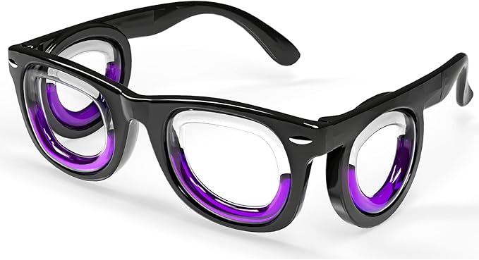 Hion Kids Anti-Motion Sickness Smart Glasses (for 3-8 Year Olds) – Ultra-Light Portable Nausea Relief Liquid Glasses for Carsickness, Airsickness, Seasickness – Kids Travel/Cruise Essentials (White)