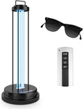 UV Light Sanitizer, 40W Metal Ultraviolet Sanitizer with Ozone, Ultraviolet Light with 3 Speed Timings, Home Disinfection Device, Dust Mites Remover for Room, Kitchen, Hotel, Office