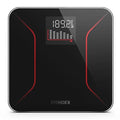 FITINDEX Bathroom Scale for Body Weight, Highly Accurate Digital Weighing Scale with Large LCD Display, Transparent and Slim Tempered Glass, 400 lbs,7-Day Weight Trend