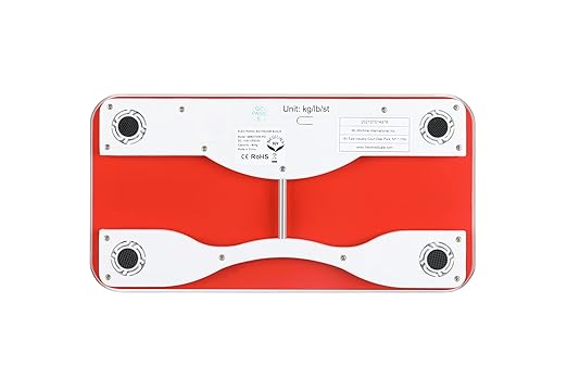 NewlineNY 700 Series Mini Travel Digital Bathroom Scales (no Sleeve) (Red)