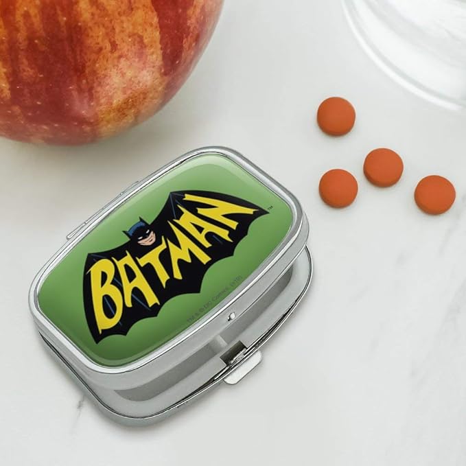 Batman Classic TV Series Logo Rectangle Pill Case Trinket Gift Box