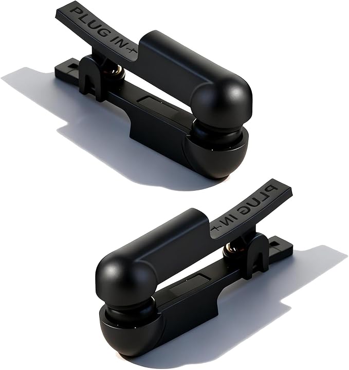 Ear Clip Electrodes,Rubber Ear Clip Accessories Compatible for Tens 7000,(Black)