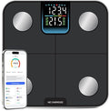 Smart Scale for Body Weight, BMI, Body Fat, Muscle Mass, 7-in-1 Large Display Digital Bathroom Scale, 25 Body Composition Analysis, Sync App, Bluetooth, 400 lbs - Nexa 3