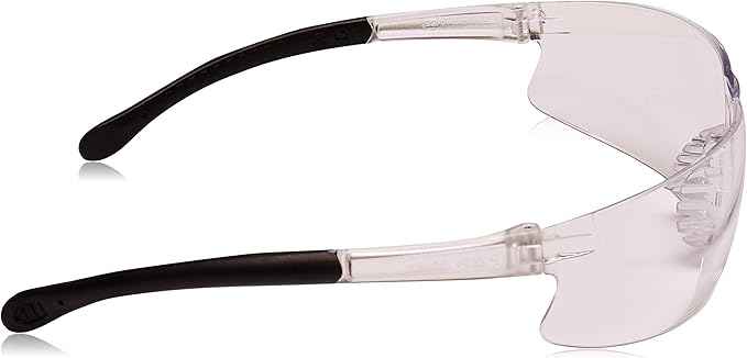 Pyramex Provoq Safety Eyewear Blue Mirror Lens Black Temples