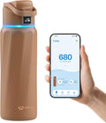 BOOST Smart Water Bottle with Reminder & Tracker, Double Wall Vacuum Insulated Bottles Stainless Steel, 32oz BPA-Free Wide Mouth for School, Gym, Office, Ideal for Mother's Day