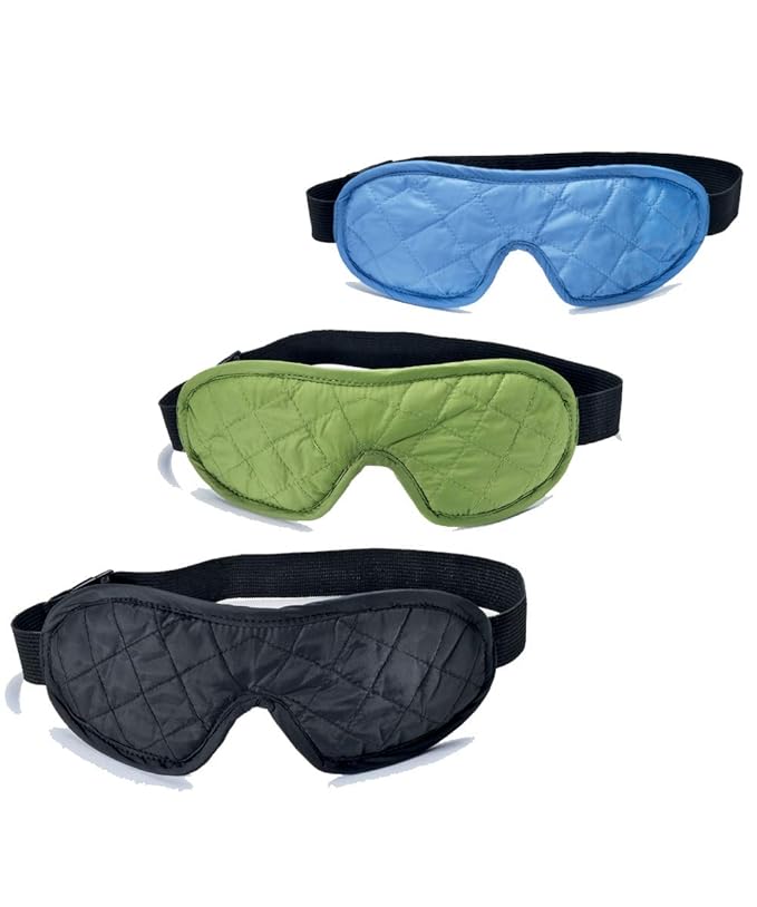 COCOON - Premium - Deluxe Eye Shade, Sleep Eye Mask for Men Women, 5-Layer Construction Light Blocking - Light Blue