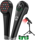 Handheld Red Light Therapy Device with Stand, Near Infrared Light Therapy Device with Pulse Mode, Cold Therapy Device for Joints and Muscle Pain (4 * 808nm + 14 * 650nm）