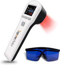 Red Light Therapy Device, 4x808nm+16x650nm, Infrared Red Light Therapy for Body Pain Relief, Knee Feet Back Leg Muscle Relax, Red Light Therapy Machine for Human Body and Pets Dogs Horses