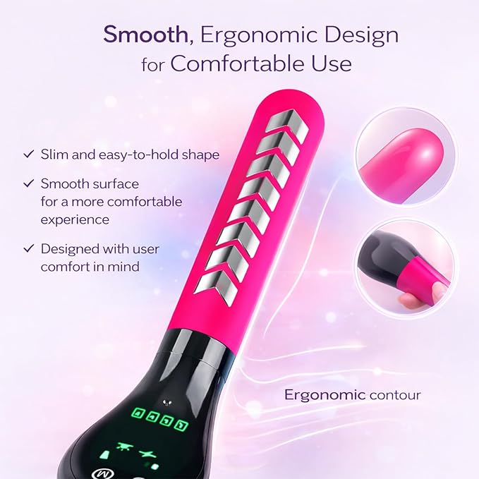 Bladder Support Device, Pelvic Floor Training Wand, Pelvic Floor Exercise Device that Helps Reduce leaks and Enhance a Tighter, More Toned Pelvic Muscle Feeling (Pink)