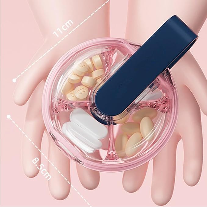 Weekly 7 Day Pill Organizer, Travel Pill Box, Pill case, Medicine Organizer, Pill Container, Pillbox 7 Day, Pill Dispenser, Medication Organizer, Pill Organizer Weekly