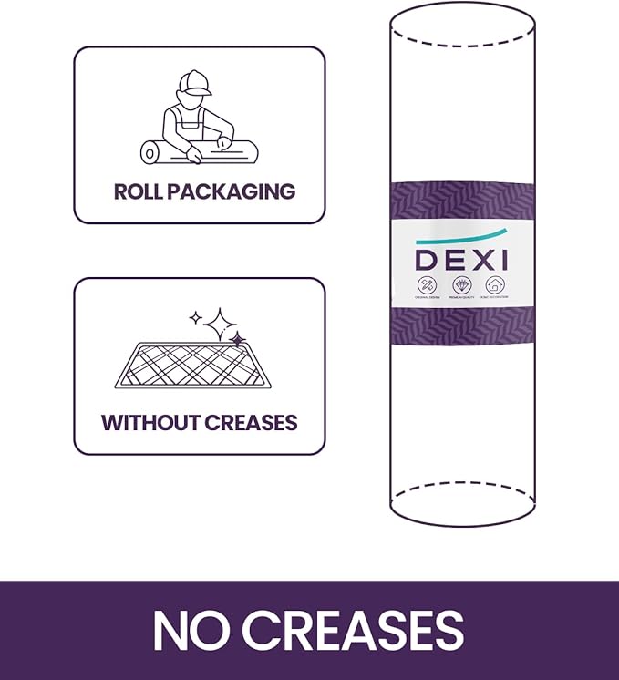 DEXI Kitchen Floor Mats Anti Fatigue, 20x29+20x59 Large Wide Cushioned Runner Rug Memory Foam, Waterproof Comfort Standing Padded Non Skid for Home Office Sink Laundry Grey and White Buffalo Plaid