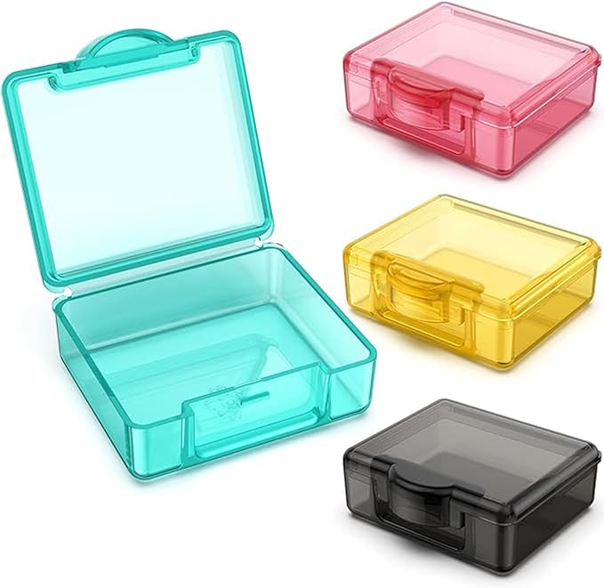 Small Pill Case Travel Pill Box Cute Pill Organizer for Purse Portable Daily Medicine Organizer 1 Compartment Pill Holder for Vitamins, Fish Oil, Supplements