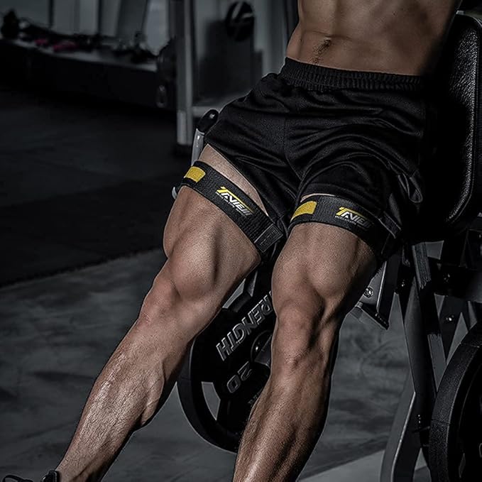 Occlusion Bands,4 Pack (2 Bicep Bands,2 Leg Bands), Comfortable Elastic Bands for Blood Flow Restriction Training and Fast Muscle Growth Without Lifting Heavy Weights