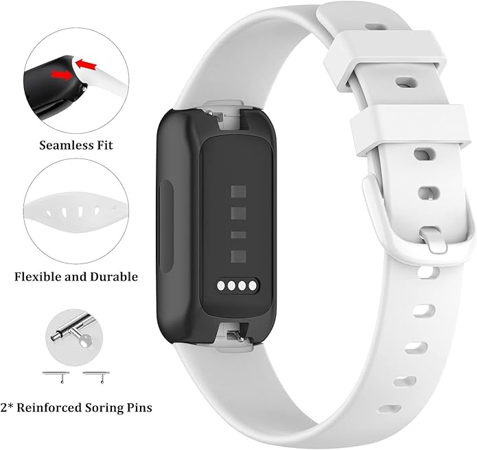 Honecumi Replacement Bands for Fitbit Inspire 3 - Silicone Sport Wristband Strap Bracelets for Women and Men - Colorful Accessories, S/L