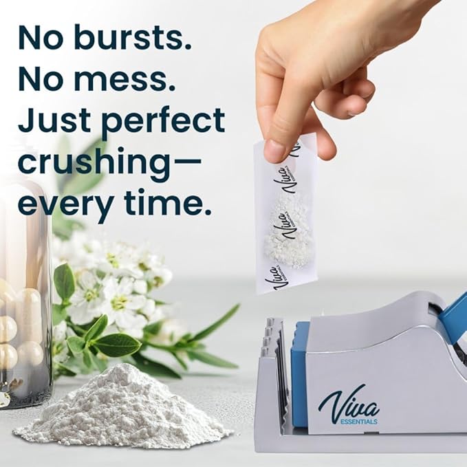 VivaEssentials 1000 Pill Crusher Pouches for VivaEssentials Pill Crusher