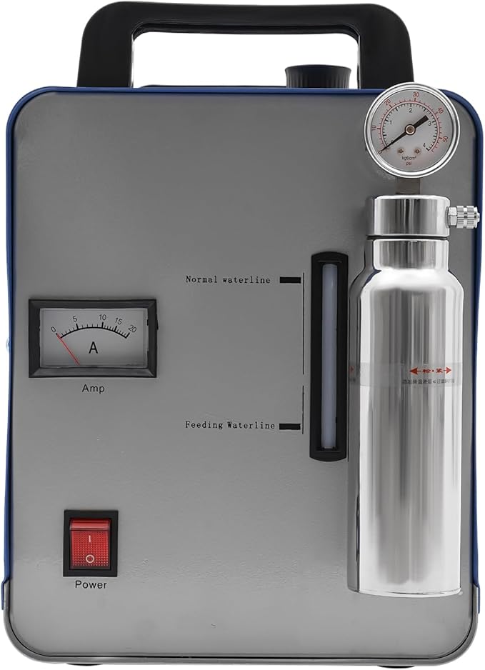 Oxygen Hydrogen Generator Water Welder 95L/H HHO Generator Gas Flame Welder Acrylic Flame Polisher Polishing Machine AC 110V 400W + Gas Torch