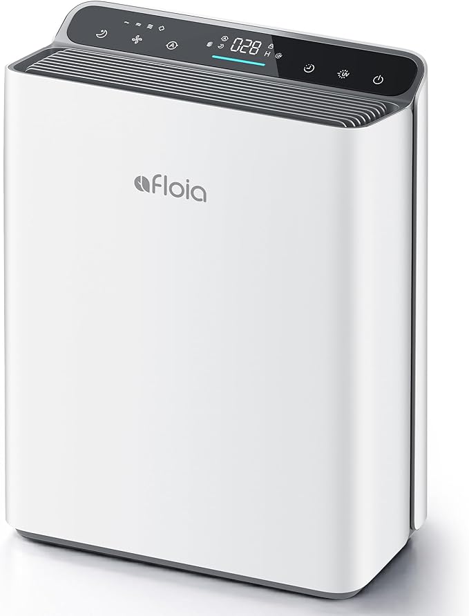 Air Purifier for Home Large Room Bedroom Up to 2000Ft² with PM2.5 Display Air Quality Sensor&Smart Auto Mode, 3-Stage Filter Cleaner Odor Eliminator, Remove Pet Dander Pollen Allergy Dust Mold Smoke