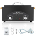 High Temperature Metal Tool Cleaner Machine, 2L Dry Heat Cleaning Box with Temperature & Time Setting, Cleaning Cabinet with Handle, for Beauty Salon, Barber Shop, Lab, Dental, Home, Restaurant, Black