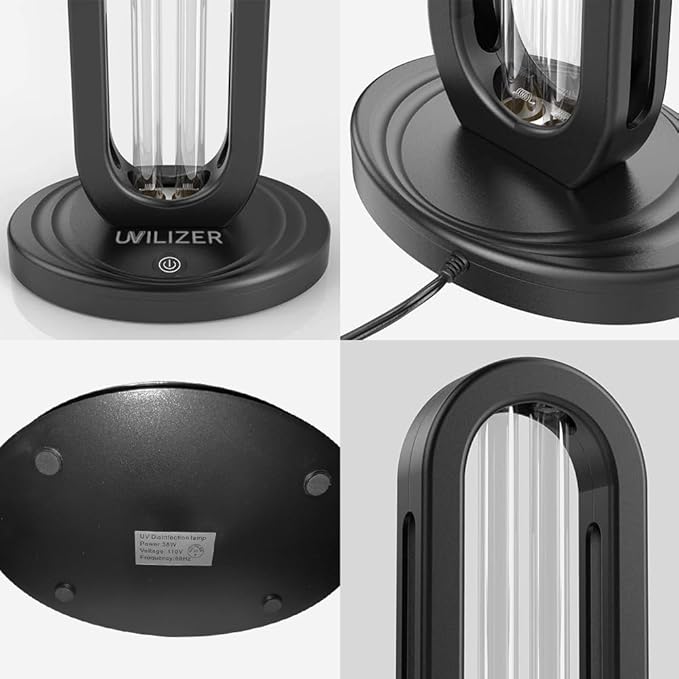 UVILIZER Tower - UV Light Sanitizer & Ultraviolet Lamp with Remote Control (UV-C Cleaner for Home, Room, Office | 38W UVC Disinfection Bulb | Kill Germs, Bacteria, Virus, Dust | USA)