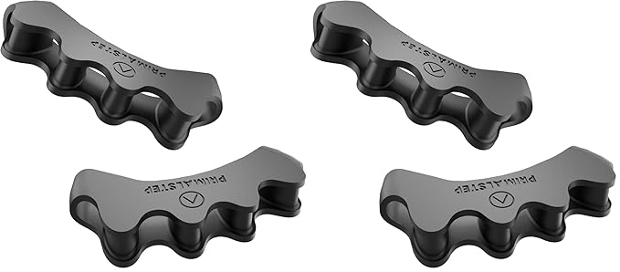 PrimalStep Toe Separators, Spreaders, Spacers, Straightener to Correct Toes for Men and Women, Bunion Corrector, Foot Pain, Plantar Fasciitis, S/M (Pack of 2)