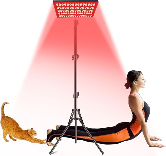 Red Light Therapy,Red Light Therapy for Face and Body,Infrared Light Therapy with Stand,Deep 660nm and Near Infrared 850nm Light Device for Body Pain Relief Skin Care