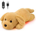 Dog Heating Pad for Period Cramps Menstrual Pain Relief, Portable Electric Heat Pads USB Powered, Cute Golden Retriever Plush Stuffed Gift, Funny Gifts for Women Teen Girls Christmas Birthday Easter