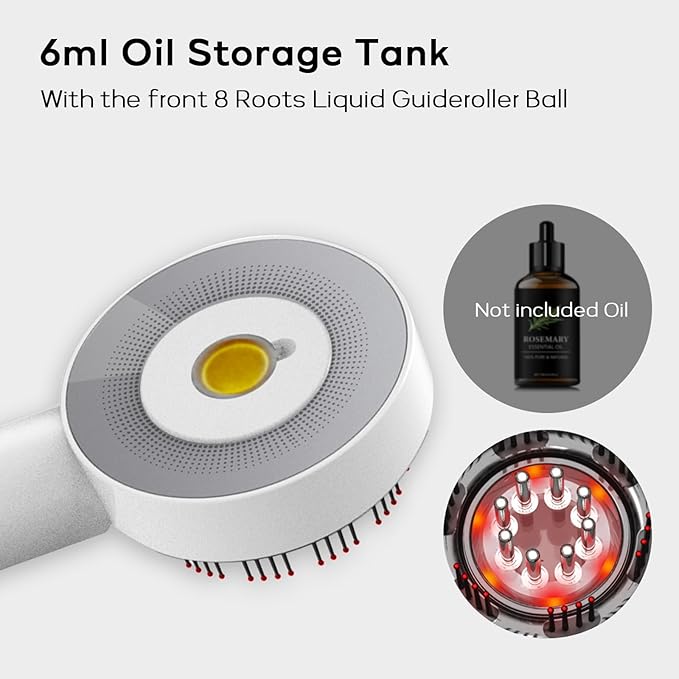 3 in 1Hair Scalp Massager - Oil Applicator Scalp Care Brush, Portable for Men & Women, IPX7 Waterproof Electric Scalp Brush
