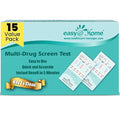 Easy@Home 5 Panel Instant Drug Test Kits - Testing Marijuana (THC), COC, OPI 2000, AMP, MET/mAMP- Urine Dip Drug Testing -#EDOAP-254-15 Pack FSA or HSA Eligible