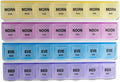 Apex 7-Day Personal Pill Dispenser with 4 Compartments
