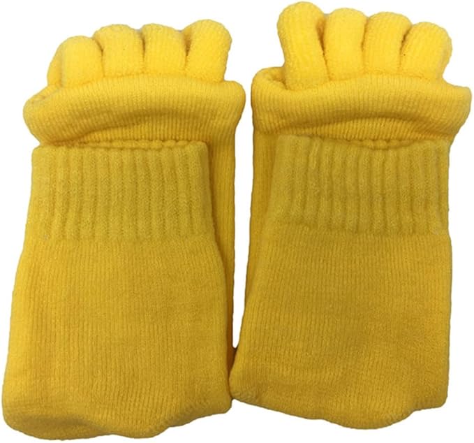 Toe Separator Yoga Gym Sports Massage Foot Alignment Socks 2 Pairs