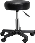 ZENY Adjustable Swivel Stool Chair Hydraulic Rolling Stool for Beauty Salon Massage Spa Medical Tattoo Drafting, Black