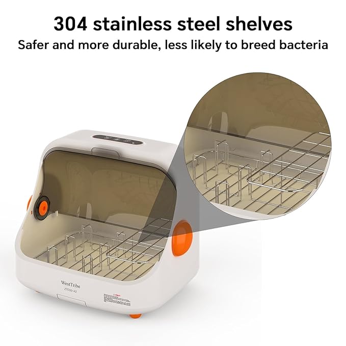 Baby Bottle Sterilizer and Dryer – UV Sterilizer 20L Large Capacity, Hot Air Drying, UV Sanitizer Box, No Need to Clean Regularly.UV Light Sanitizer Box .Sanitizer Machine.
