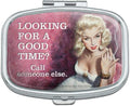 Looking for a Good Time Call Someone Else Funny Humor Rectangle Pill Case Trinket Gift Box