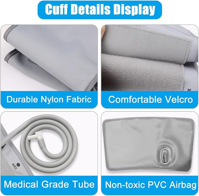 Y003A1 Medium Replacement Blood Pressure Cuff, 9-13inch BP Cuff Compatible with Omron BP5100 BP5250 BP5450 BP7100 BP5350 BP7350 BP7250 BP Monitor, for Home BP Checks