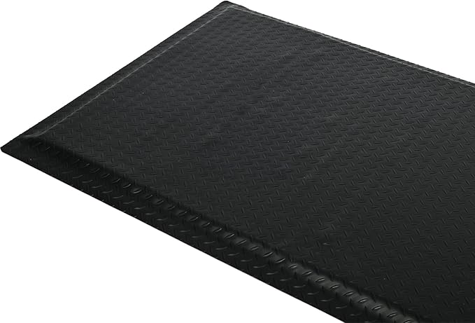 Anti Fatigue Mats Industrial 3' x 6' 15/16" Thick Ergonomic Standing Mat Commercial Kitchen Mat Heavy Duty Diamond Plate Cushioned Shop Floor Mats Helps Relieve Back and Leg Soreness