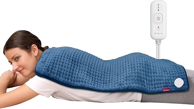Comfytemp Extra Large Heating Pad, 33''x 17'' King Size Electric Heating Pads for Full Back/Neck/Shoulder/Abdomen, Moist/Dry Heated Pad & Auto Shut Off, Warm Christmas Birthday gifts for Men Women Mom