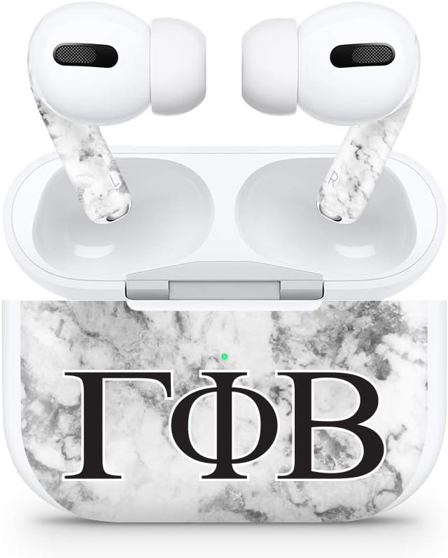 Apple AirPod Pro Skin 3M Custom Vinyl Wraps Decal Sticker Stylish Covers for Protection & Customization for 2019 Model A2190 - Gamma Phi Beta