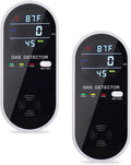 2 Packs Gas Detector & Alarm, KH Alert 3 in 1 Natural Gas Detectors & Propane Gas Detectors for Home & RV, Combustible Gas Leak Detector Monitor for LNG, LPG, Methane